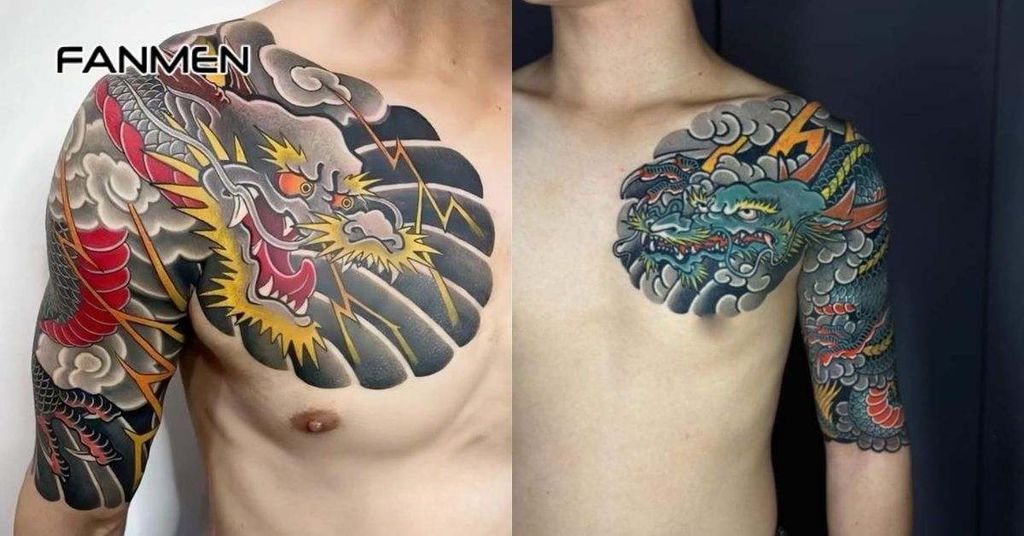 Hình xăm rồng Trần Hạo Nam