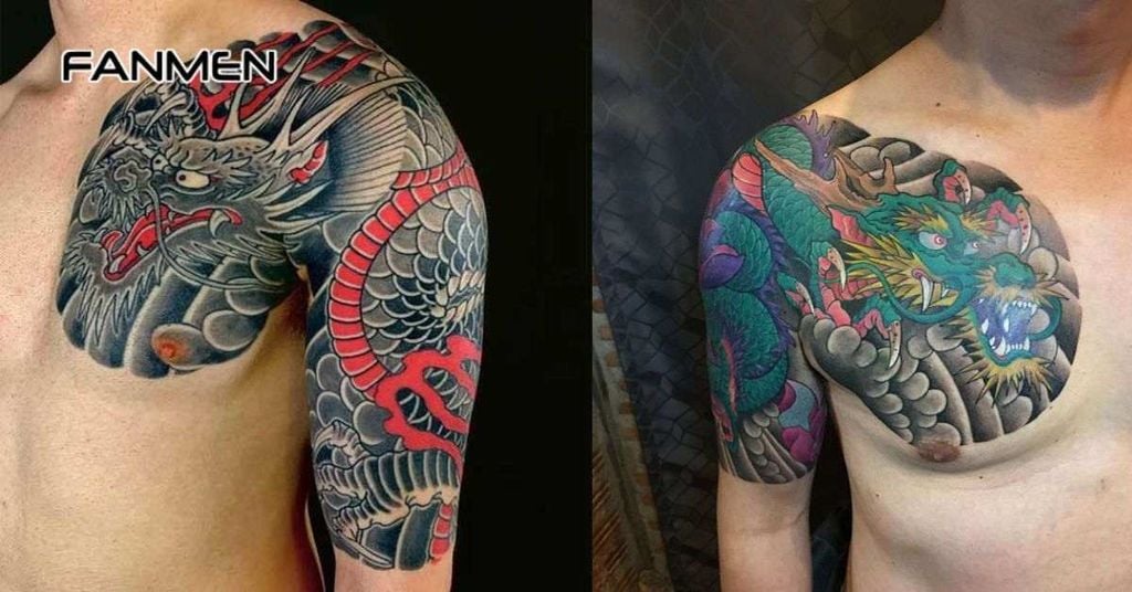 Hình xăm rồng Trần Hạo Nam