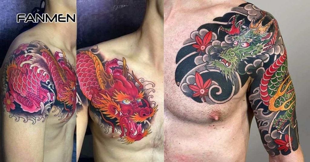 Hình xăm rồng Trần Hạo Nam