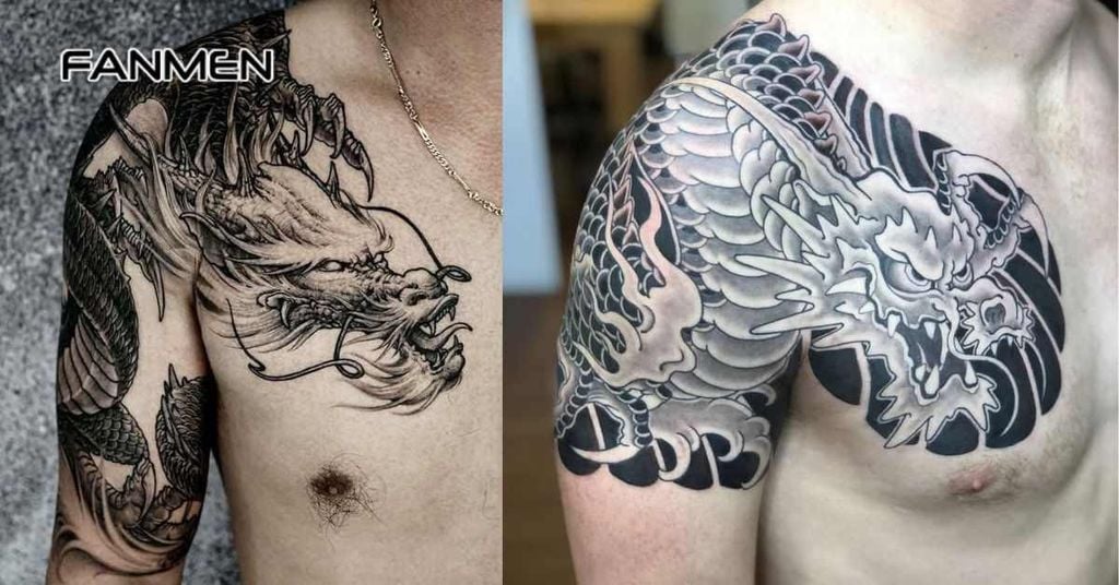 Hình xăm rồng Trần Hạo Nam