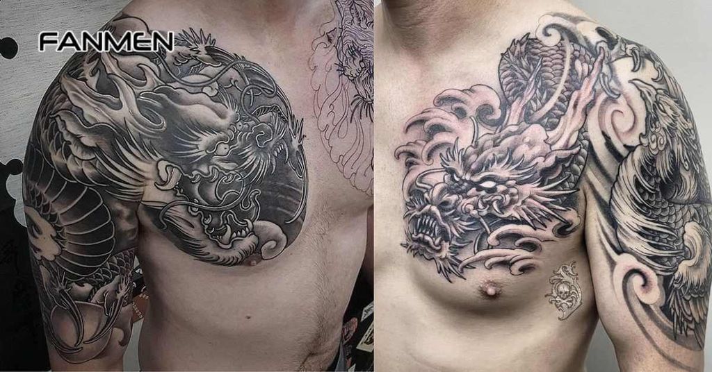 Hình xăm rồng Trần Hạo Nam