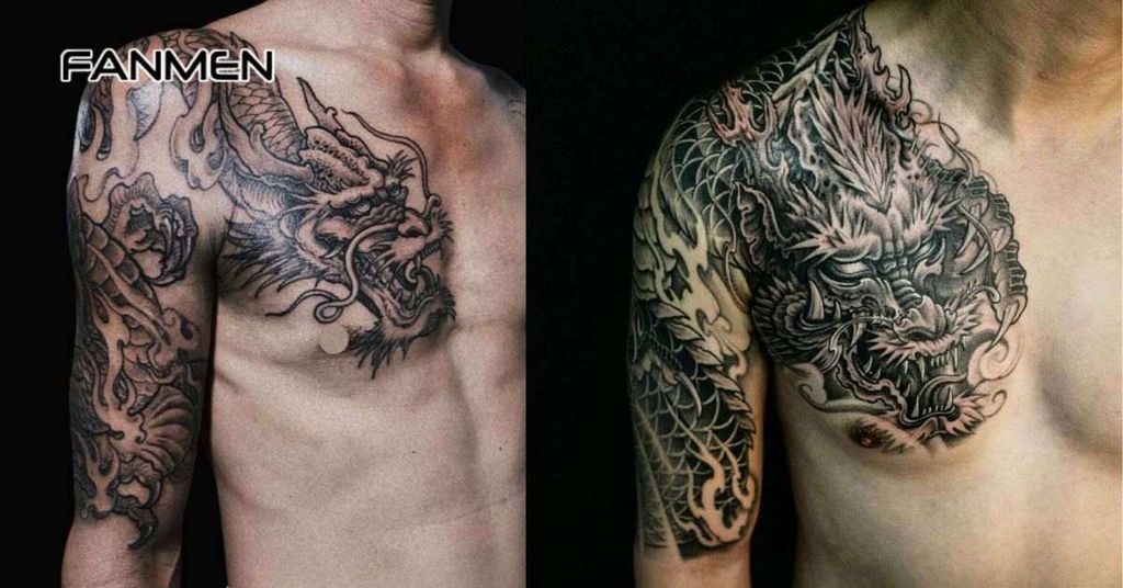 Hình xăm rồng Trần Hạo Nam