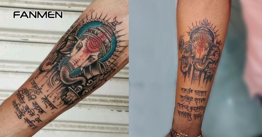 Hình xăm Thái Lan thần voi
