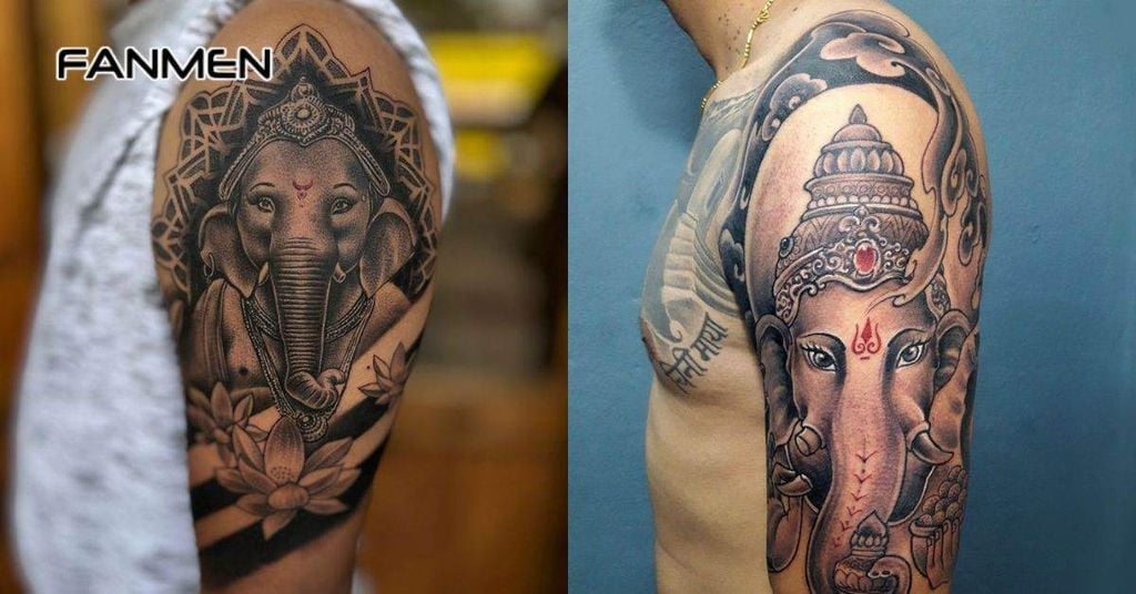 Hình xăm Thái Lan thần voi
