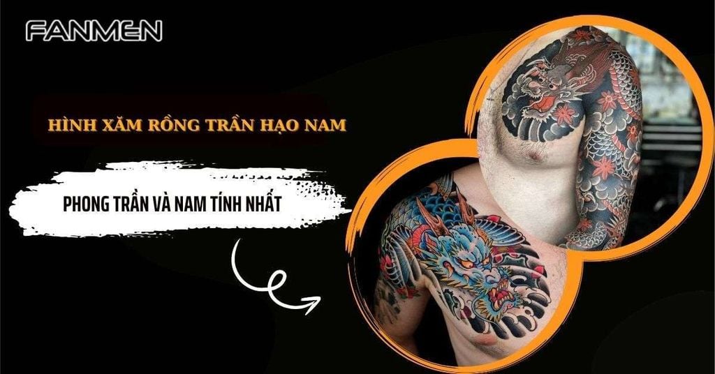 Hình xăm rồng Trần Hạo Nam