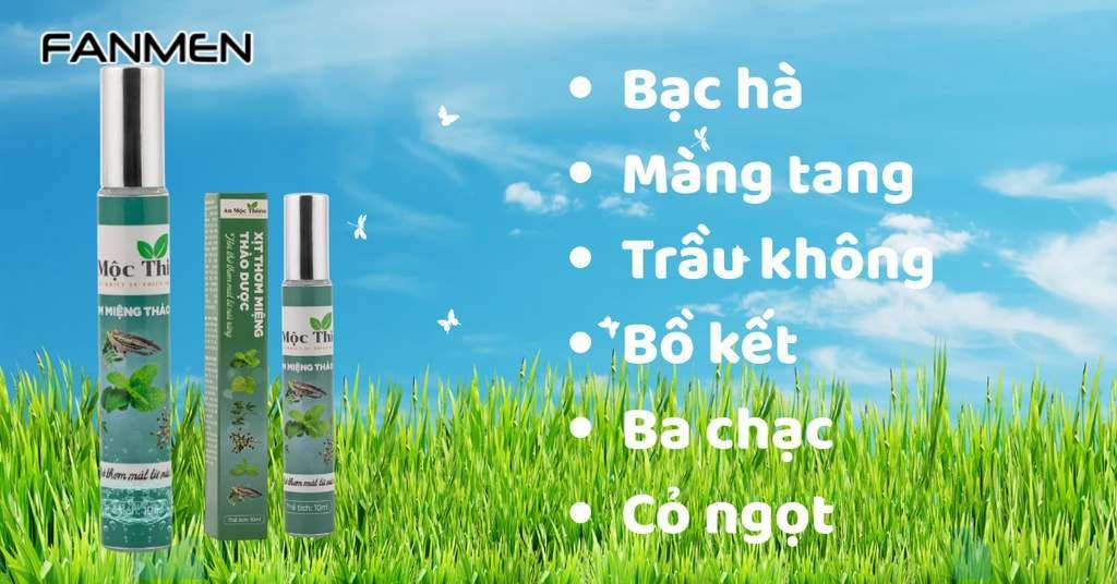 Xịt thơm miệng thảo dược An Mộc Thiên