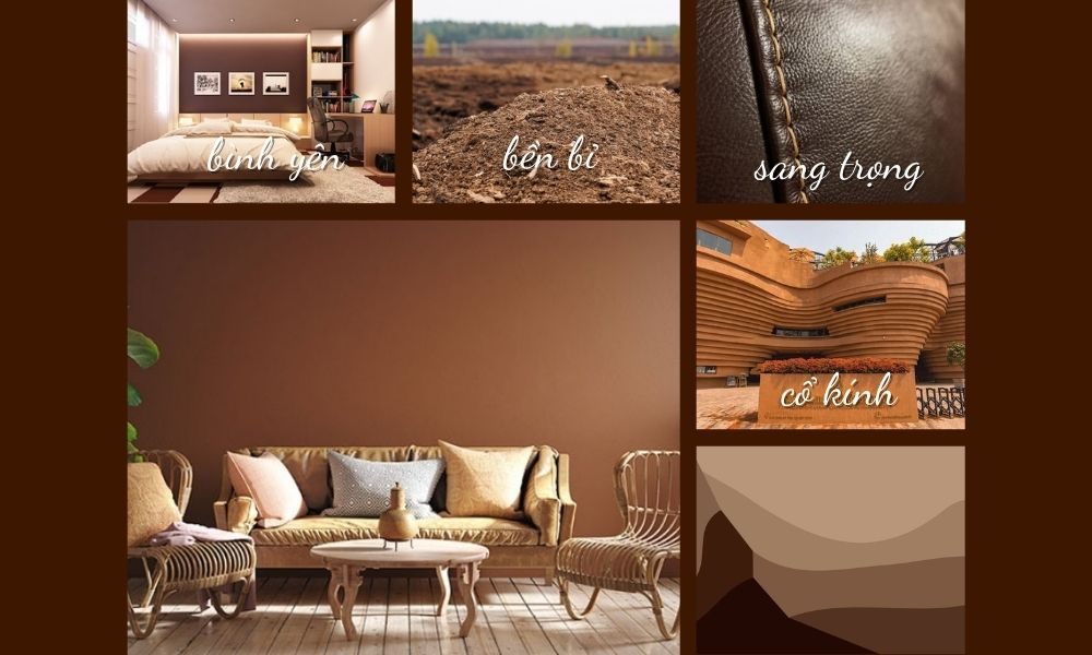 Ý nghĩa của màu nâu