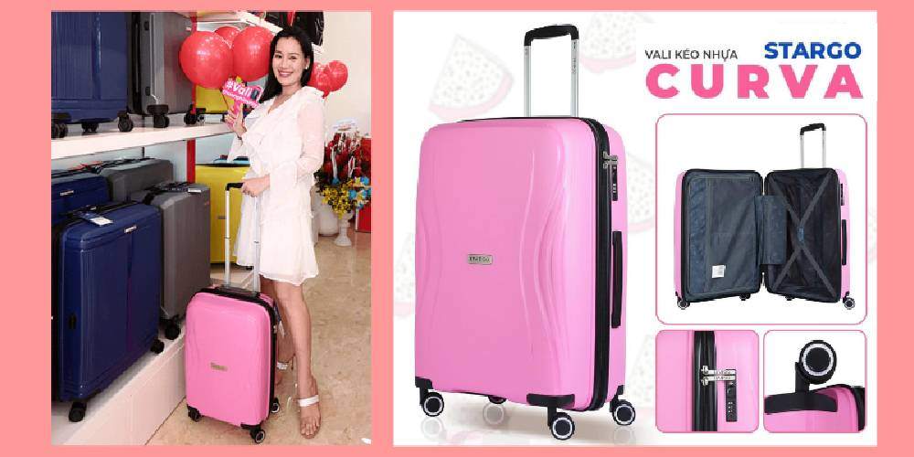 Vali kéo nhựa STARGO Curva