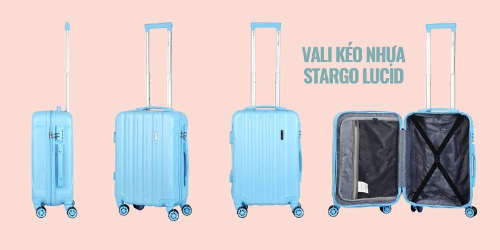 Vali kéo nhựa STARGO Lucid