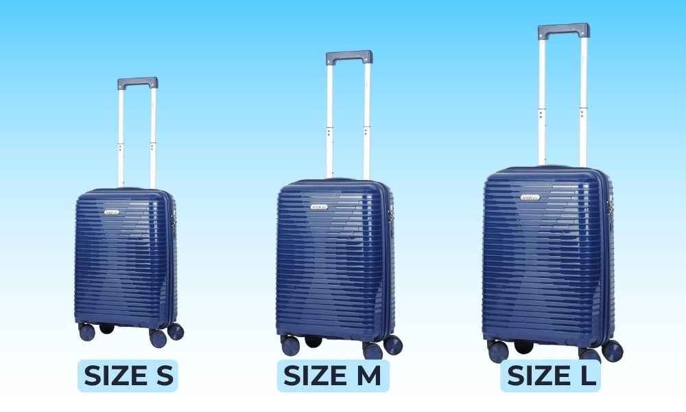 sự khác biệt giữa vali size 20 và các size vali khác Stargo