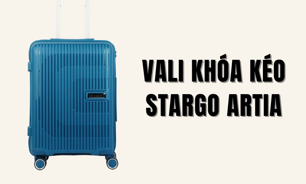 Vali khóa kéo Stargo Artia (Ảnh: Stargo.vn)