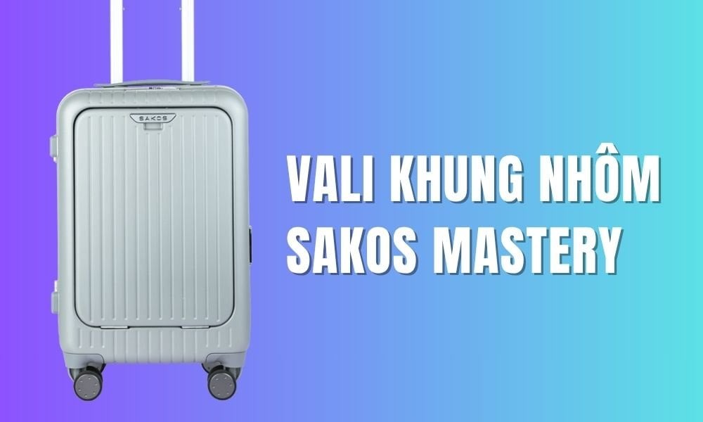 Vali khung nhôm Sakos Mastery (Ảnh: Stargo.vn)