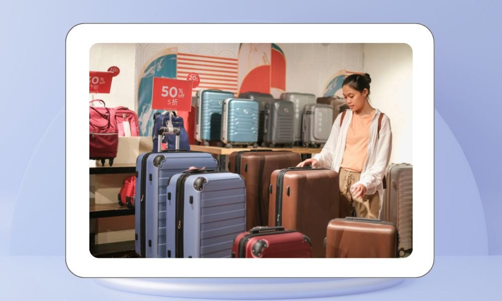 Nhiều người tìm đến dịp sale cuối năm để sắm sửa vali mới (Ảnh: Stargo.vn)