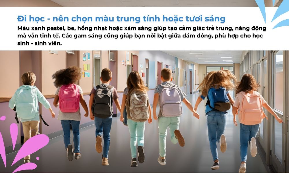 Nên chọn balo màu gì để vừa đẹp vừa dễ dùng?