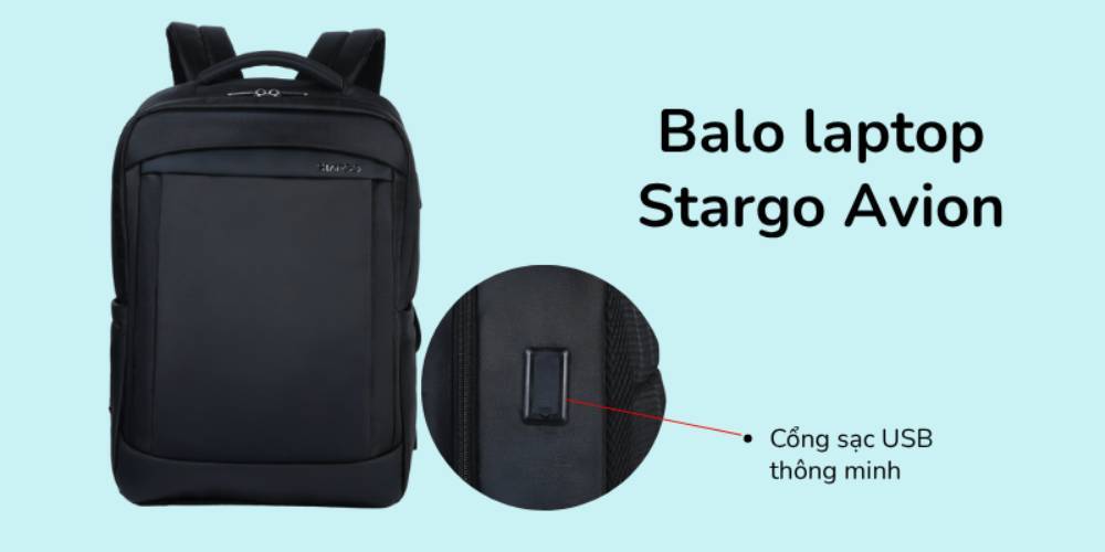 Balo laptop Stargo Avion (Ảnh: Stargo.vn)