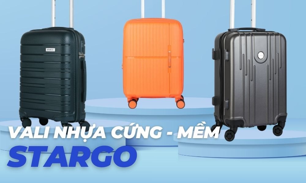 Stargo cung cấp đa dạng vali nhựa cứng, nhựa mềm (Ảnh: Stargo.vn)