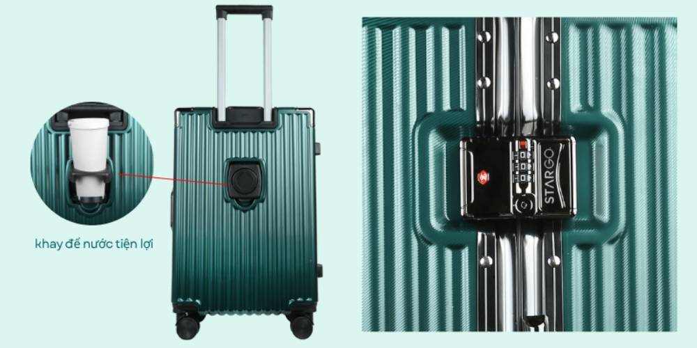 Vali Stargo Pilaster khóa sập bảo mật cao (Ảnh: Stargo.vn)