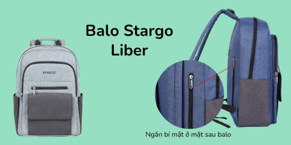 Balo laptop Stargo Liber (Ảnh: Stargo.vn)