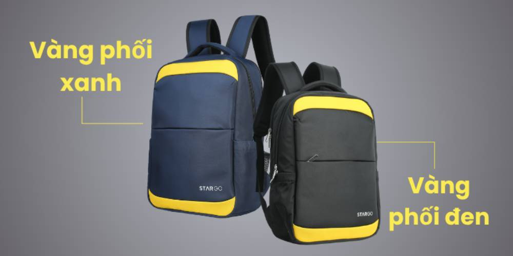 Mẫu balo màu vàng Stargo đẹp, bền và hợp xu hướng (Ảnh: Stargo.vn)