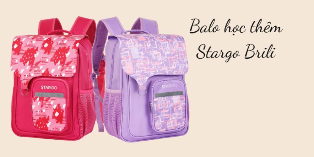 Balo học thêm Stargo Brili (Ảnh: Stargo.vn)