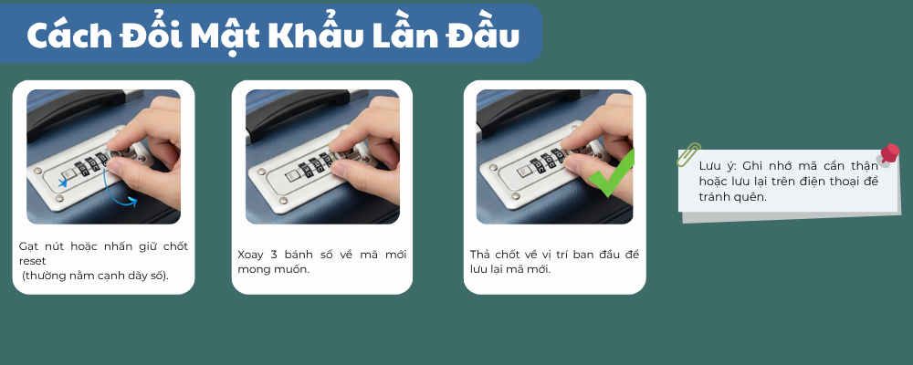 Cách đổi mật khẩu lần đầu