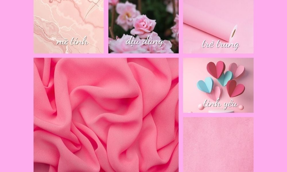 Ý nghĩa màu hồng phấn