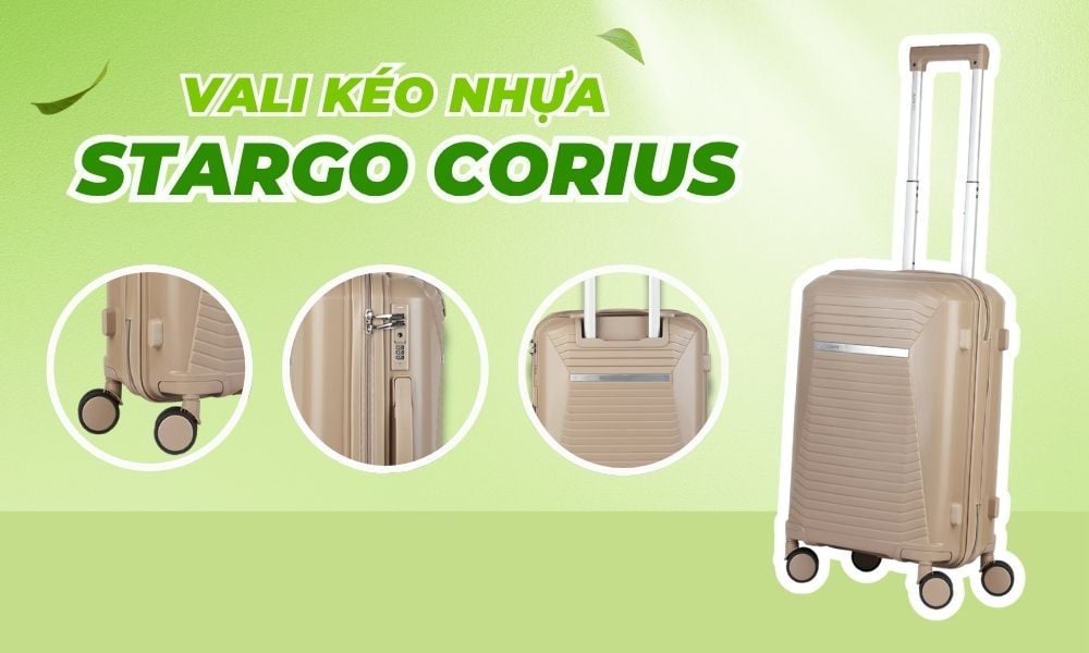Vali kéo nhựa Stargo Corius