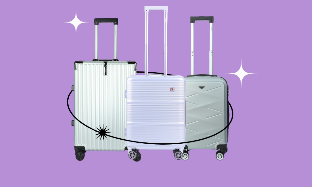 Top 3 mẫu vali màu bạc Stargo nổi bật