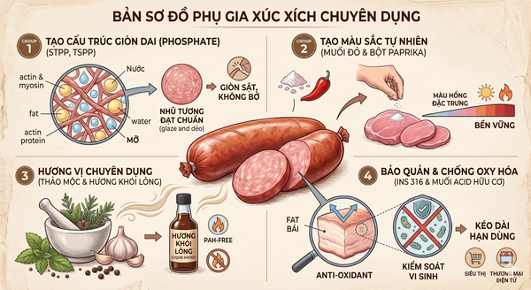 Phụ gia xúc xích