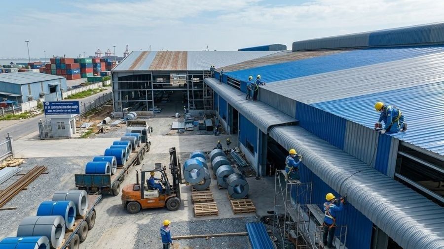 Ứng dụng tôn cuộn cho xưởng công nghiệp, kho bãi