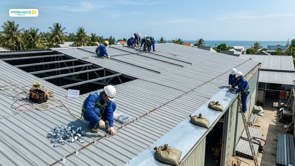 Gia cố mái trước mùa bão