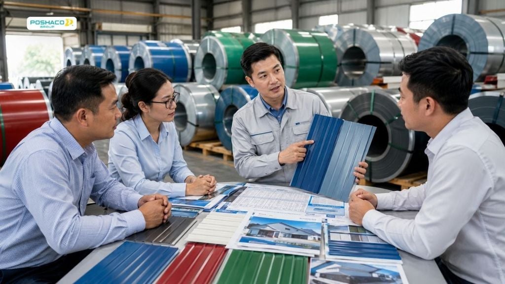 tiêu chí chuyên gia dùng để đánh giá một nhà máy tôn uy tín