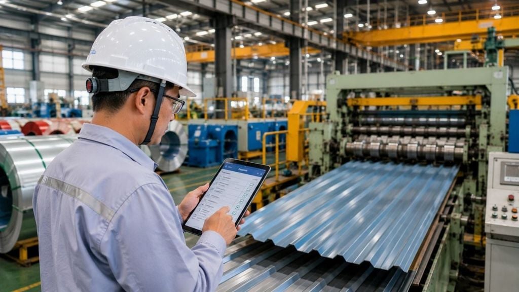 Quy trình đánh giá nhà cung cấp tôn trước khi đặt hàng
