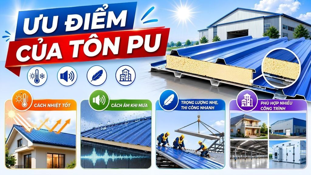 Ưu Điểm Của Tôn PU