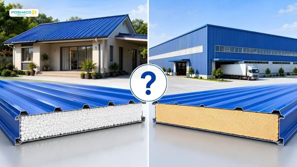Nên Chọn Tôn Xốp Hay Tôn Cách Nhiệt?