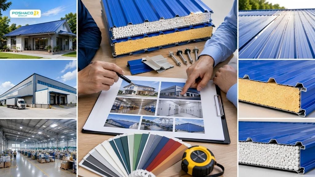 Cách Chọn Đúng Tôn Cách Nhiệt PU Hoặc EPS