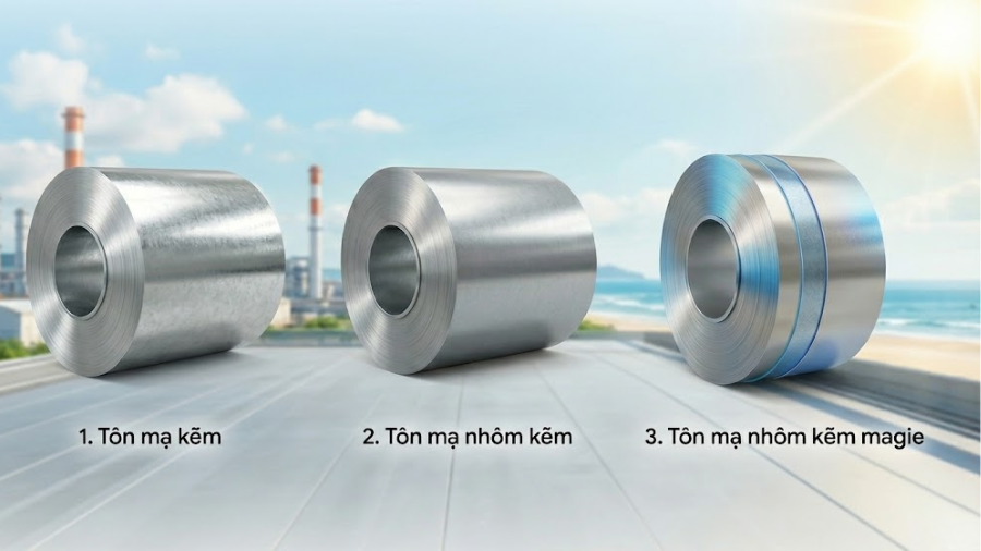 Top các dòng tôn cuộn phổ biến & uy tín trên thị trường