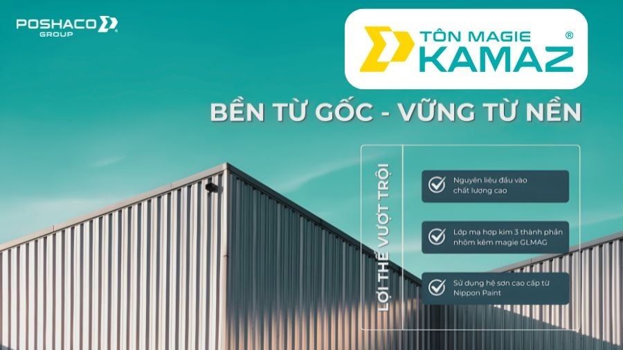 tôn mạ màu Kamaz