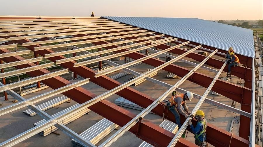 Hệ xà gồ – khung đỡ mái tôn