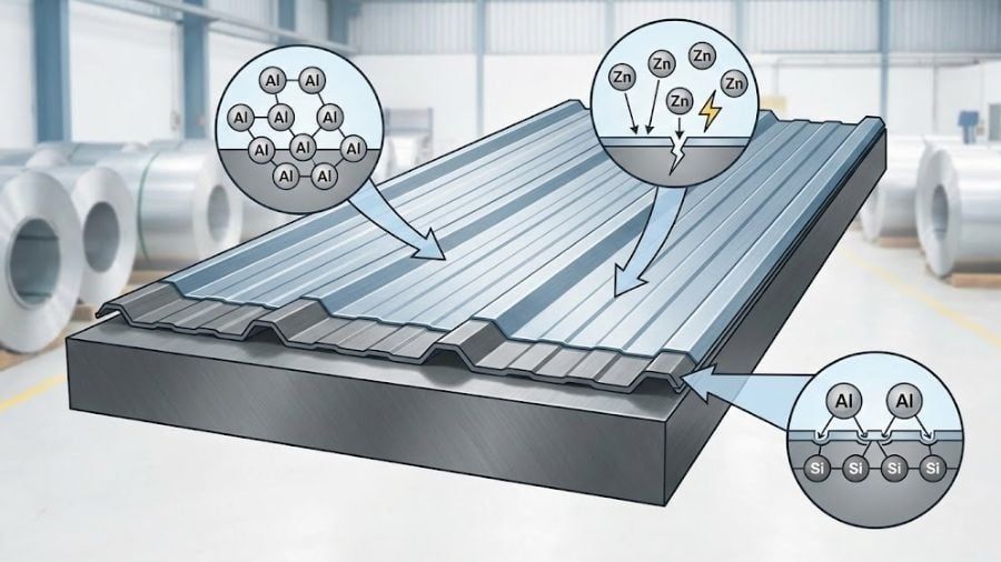 Cấu tạo kỹ thuật của tôn lạnh