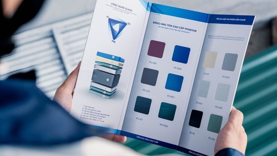 Tôn màu mạ hợp kim Magie