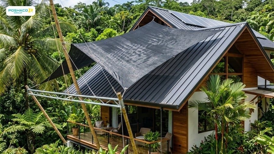 Các mẹo chống nóng mái tôn dù rẻ nhưng thường không bền lâu