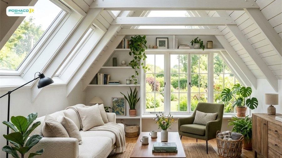 Mái tôn xốp 3 lớp lắp đặt trên nhà dân dụng, bảo vệ hiệu quả khỏi nắng gắt.