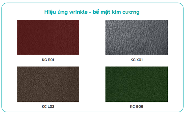 hiệu ứng sơn tôn k-series