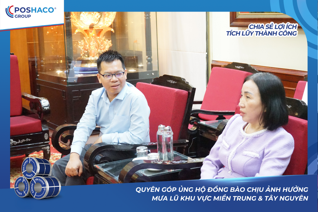 POSHACO Chung Tay Ủng Hộ Đồng Bào Miền Trung 2