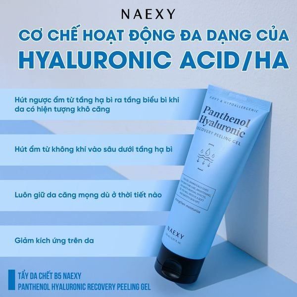 tẩy da chết vật lý B5 Naexy Panthenol Hyaluronic Recovery