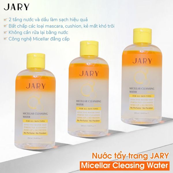 nước tẩy trang Jary màu hồng cho da mọi làn da