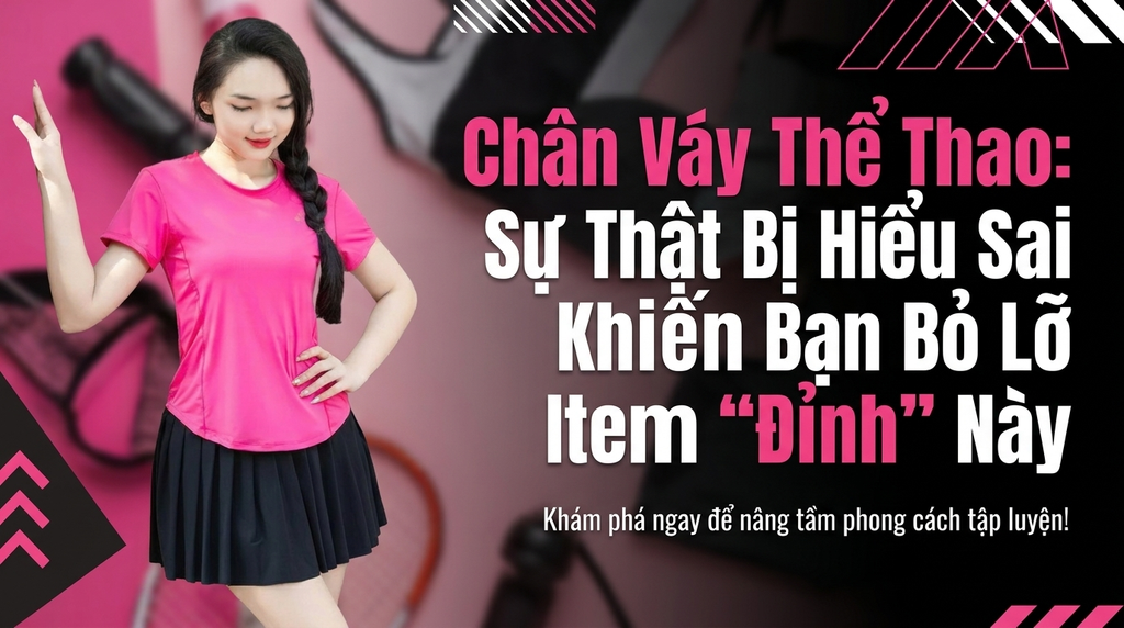 Chân Váy Thể Thao: Sự Thật Bị Hiểu Sai Khiến Bạn Bỏ Lỡ Item “Đỉnh” Này
