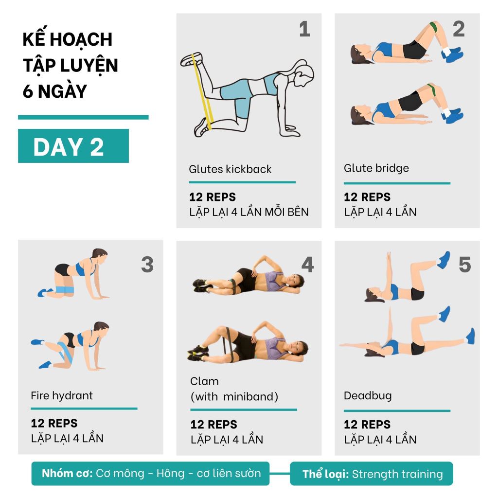 Lộ Trình 6 Ngày Luyện Tập Đơn Giản Giúp Khỏe Đẹp Và Duy Trì Năng Lượng Mỗi Ngày