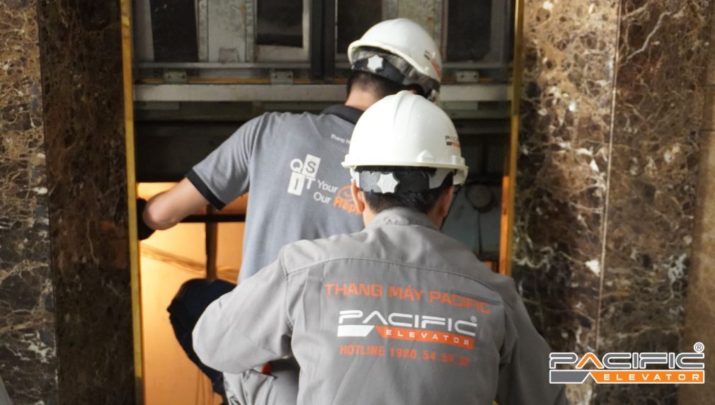 kỹ thuật Pacific kiểm tra thang máy